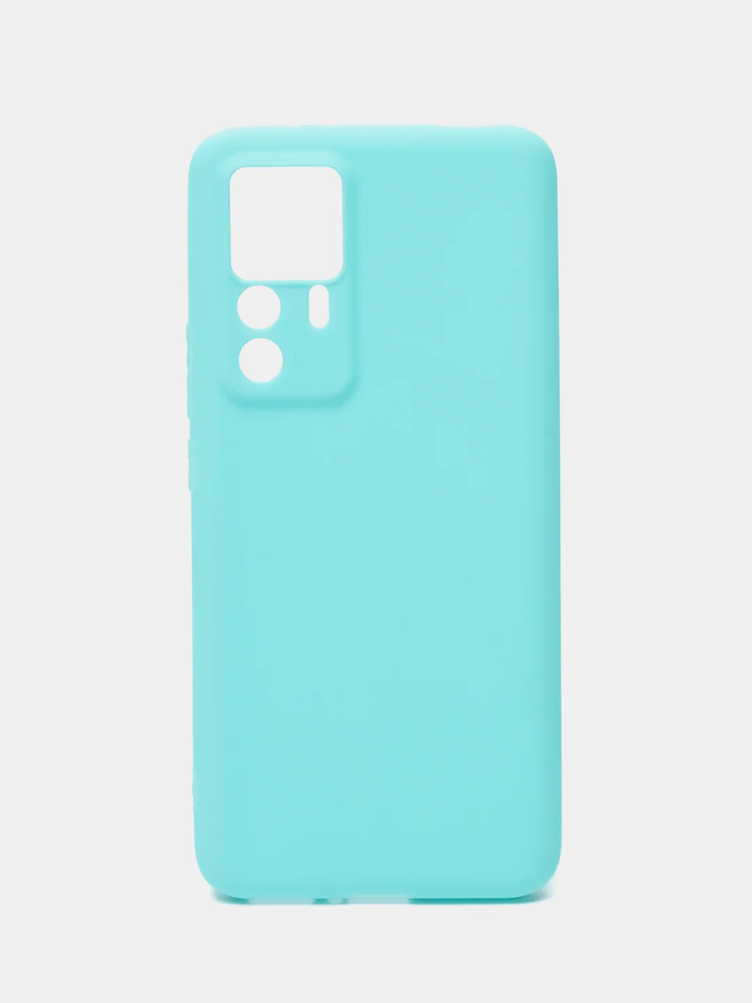 Бирюзовый чехол Xiaomi 12T, 12T Pro, Redmi K50 Ultra силиконовый, цветной, матовый