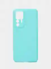Бирюзовый чехол Xiaomi 12T, 12T Pro, Redmi K50 Ultra силиконовый, цветной, матовый