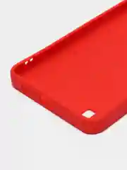 Красный чехол силиконовый на Realme C31, с защитой камеры