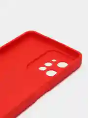 Красный чехол силиконовый на Realme C31, с защитой камеры
