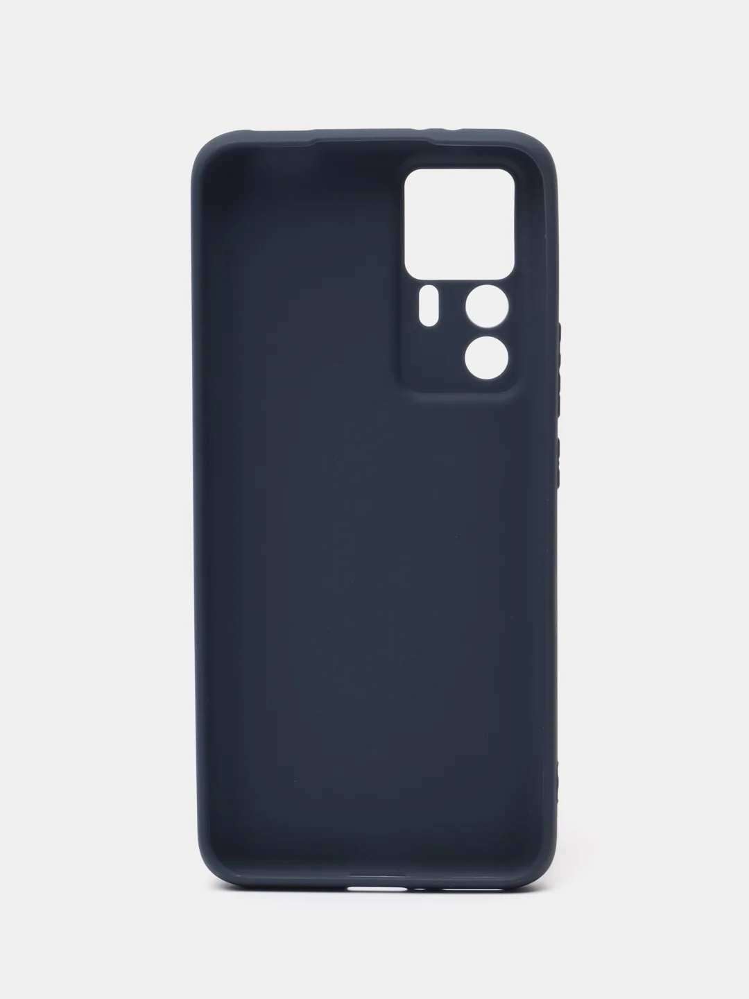 Синий чехол Xiaomi 12T, 12T Pro, Redmi K50 Ultra силиконовый, цветной, матовый