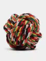 Зеленый игрушка для кошек и собак, разноцветный мячик из ниток, для чистки зубов