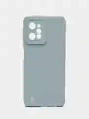 Светло-синий чехол силиконовый на Realme C31, с защитой камеры