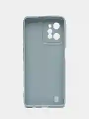 Светло-синий чехол силиконовый на Realme C31, с защитой камеры