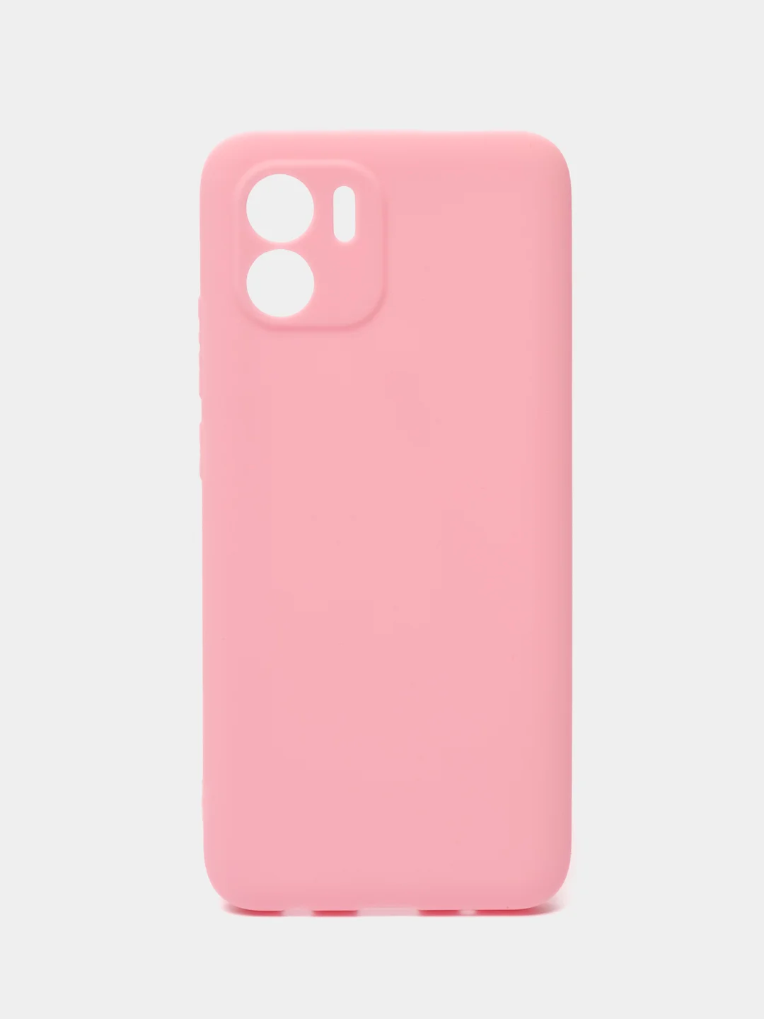 Розовый чехол для Xiaomi Redmi A1 / Redmi A2 (Сяоми Редми А1 / А2) силиконовый, цветной, матовый
