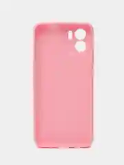 Розовый чехол для Xiaomi Redmi A1 / Redmi A2 (Сяоми Редми А1 / А2) силиконовый, цветной, матовый