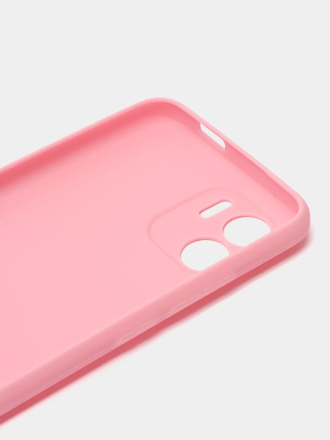 Розовый чехол для Xiaomi Redmi A1 / Redmi A2 (Сяоми Редми А1 / А2) силиконовый, цветной, матовый