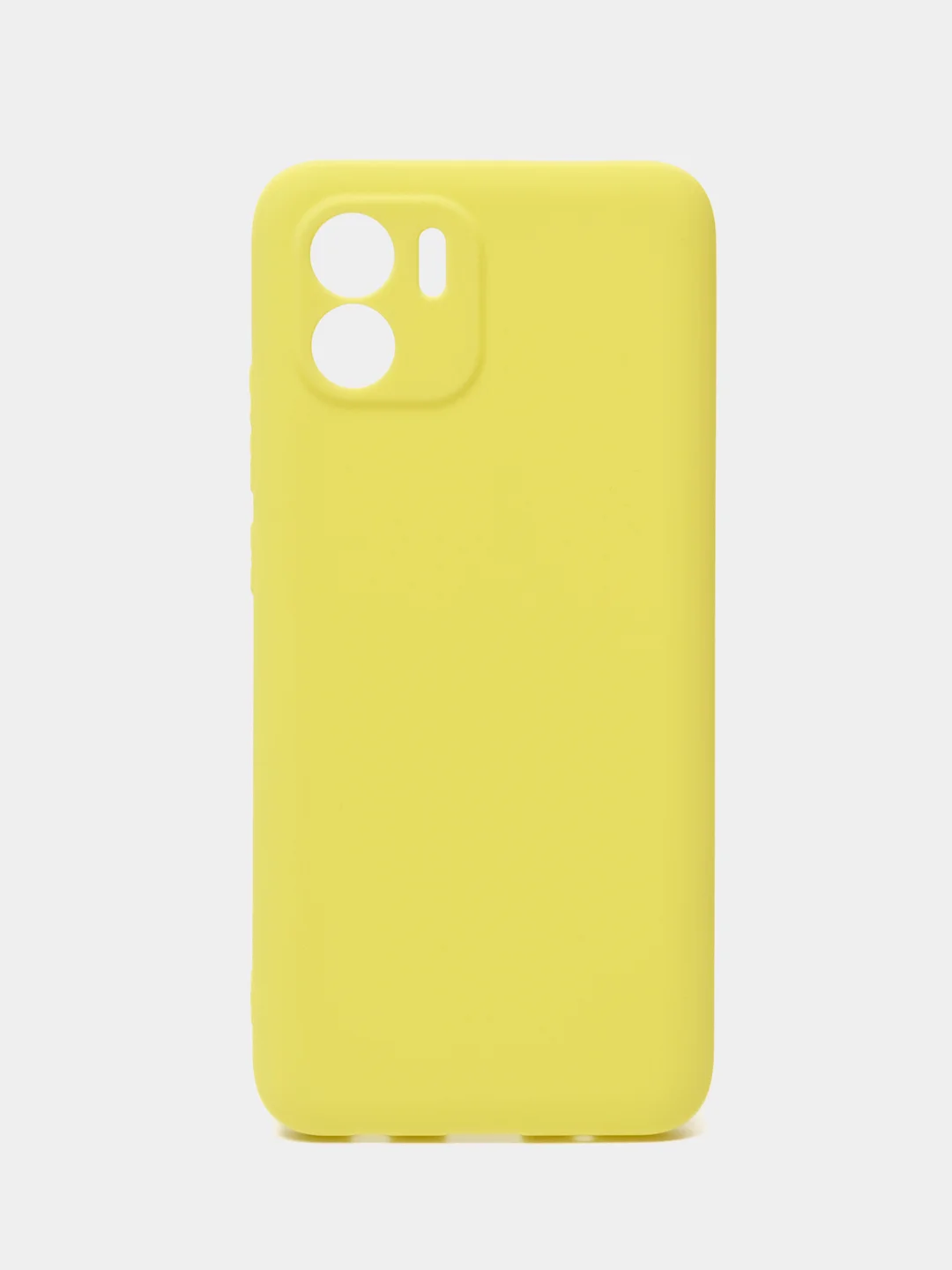 Лимонный чехол для Xiaomi Redmi A1 / Redmi A2 (Сяоми Редми А1 / А2) силиконовый, цветной, матовый