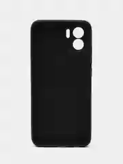 Черный чехол для Xiaomi Redmi A1 / Redmi A2 (Сяоми Редми А1 / А2) силиконовый, цветной, матовый