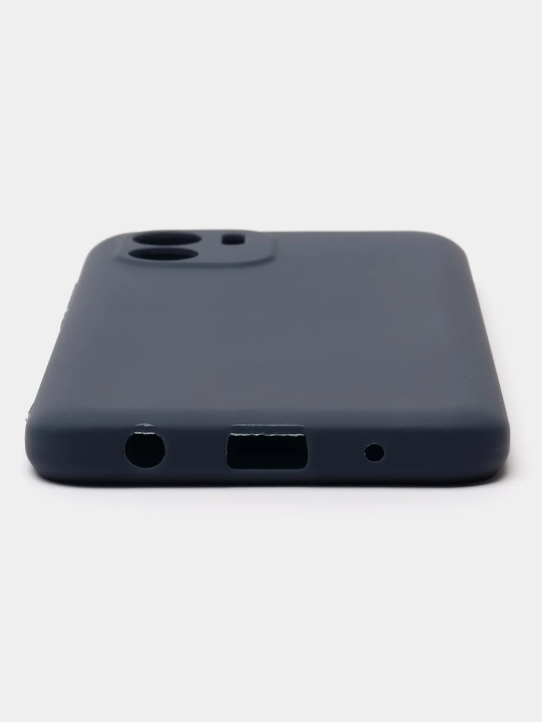 Синий чехол для Xiaomi Redmi A1 / Redmi A2 (Сяоми Редми А1 / А2) силиконовый, цветной, матовый