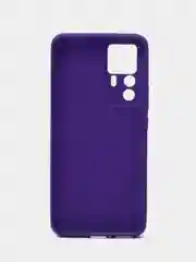 Фиолетовый чехол Xiaomi 12T, 12T Pro, Redmi K50 Ultra силиконовый, цветной, матовый