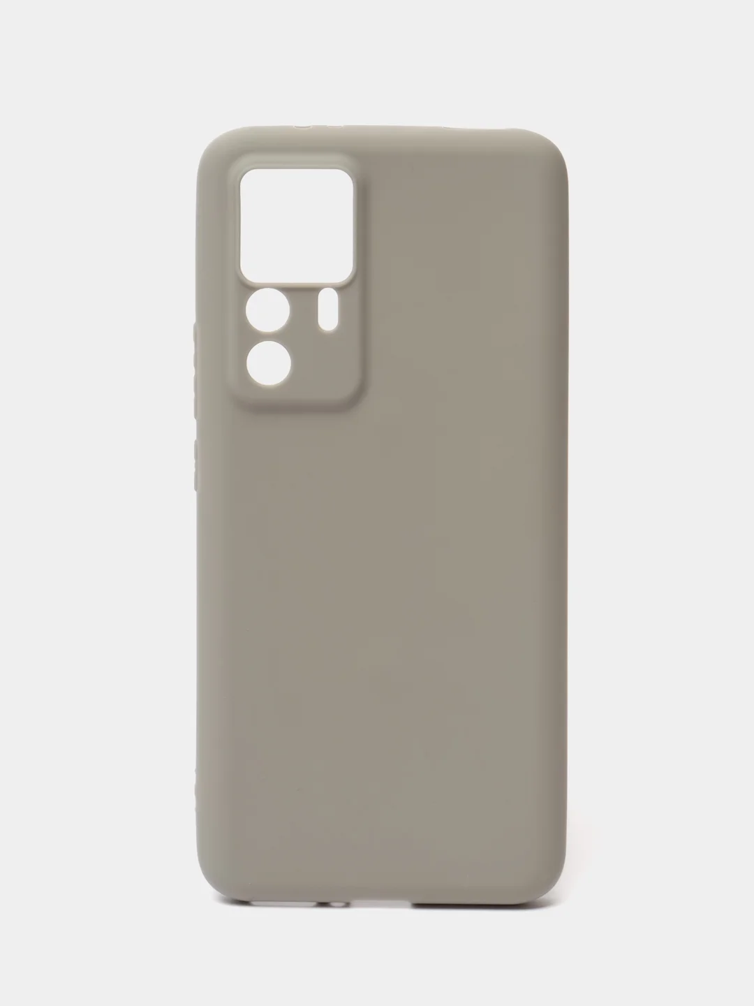 Серый чехол Xiaomi 12T, 12T Pro, Redmi K50 Ultra силиконовый, цветной, матовый