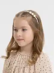 Ободок для волос жемчужный "Богиня"