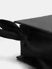 Черный подарочная коробка для украшений, 6 х 6 х 4,2 см