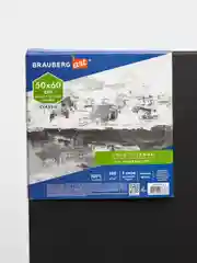 Холст полотно на подрамнике для рисования Brauberg, 50х60см, 380 г/м, хлопок, мелкое зерно