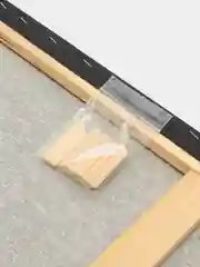 Холст полотно на подрамнике для рисования Brauberg, 50х60см, 380 г/м, хлопок, мелкое зерно