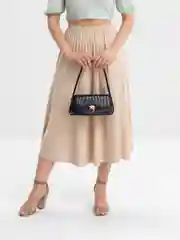 Черный женская сумка багет