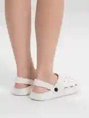 Белый сабо унисекс сланцы