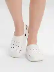Белый сабо унисекс сланцы