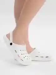 Белый сабо унисекс сланцы