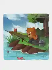 Морской пазлы деревянные детские