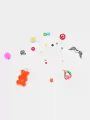 Красный набор для рукоделия, бисер для плетения в контейнере с леской, проволокой