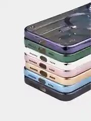 Магнитный чехол MagSafe iPhone 14 Plus Pro Max с гальваническим покрытием