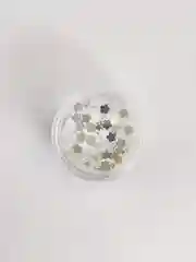 Серебряный блестки для дизайна ногтей, фигурные
