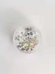 Серебряный блестки для дизайна ногтей, фигурные