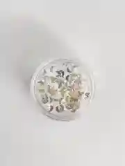Серебряный блестки для дизайна ногтей, фигурные