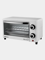 Духовка электрическая Sakura SA-7023W, 10 л, 1000 Вт таймер