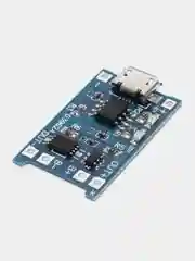 2шт. Модуль для зарядки литиевых аккумуляторов, 5V 1A, с контроллером, Micro USB