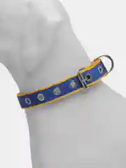 Лазурный ошейник для домашних животных, нейлоновый с подкладкой, разноцветные