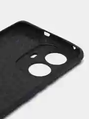 Черный чехол для Realme 10 Pro Plus (Реалми 10 Про Плюс), силиконовый, под кожу