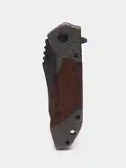 Коричневый складной нож  - X66