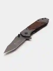 Коричневый складной нож  - X66
