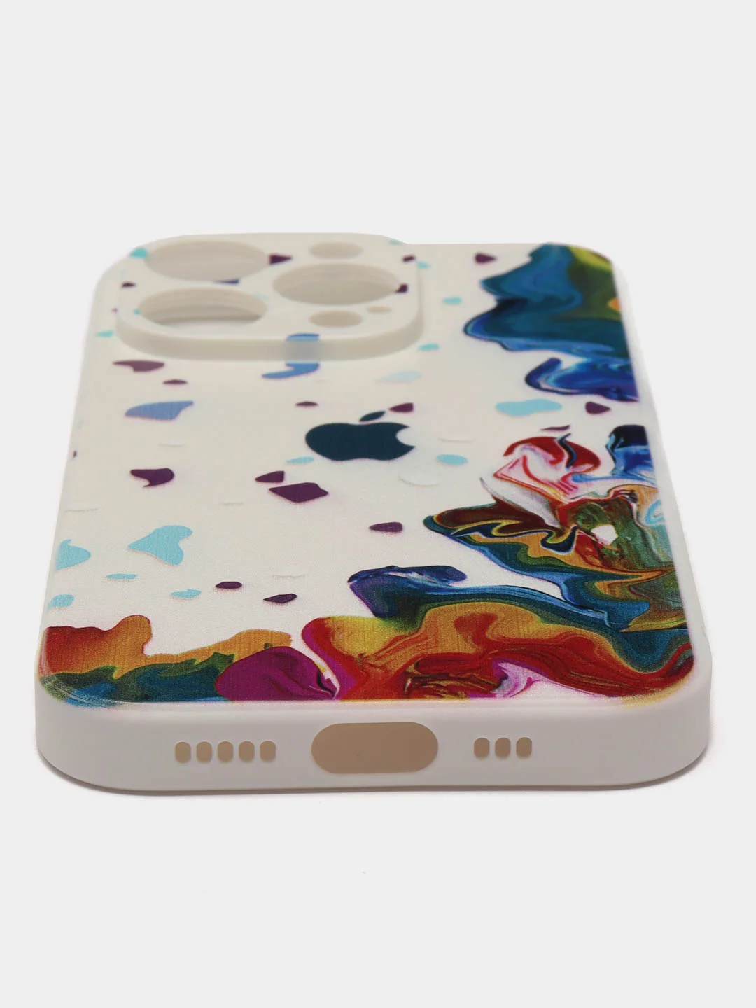 Белый чехол для iPhone 11, 12, 13, 14, 14 Pro, 14 Pro Max, 15, 15 Pro, 15 Pro Max