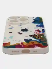 Белый чехол для iPhone 11, 12, 13, 14, 14 Pro, 14 Pro Max, 15, 15 Pro, 15 Pro Max