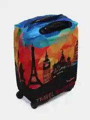 Разноцветный чехол для чемодана защитный 3 размера, Защита багажа