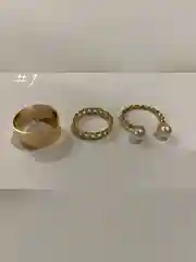 Подарочный набор колец Кольца женские набор из 3 штук колечко Кольца набор