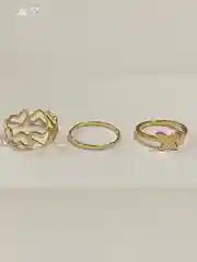 Подарочный набор колец Кольца женские набор из 3 штук колечко Кольца набор