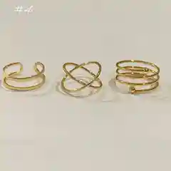 Подарочный набор колец Кольца женские набор из 3 штук колечко Кольца набор