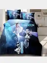 Горчичный комплект детского постельного белья сатин, 3D-рисунок
