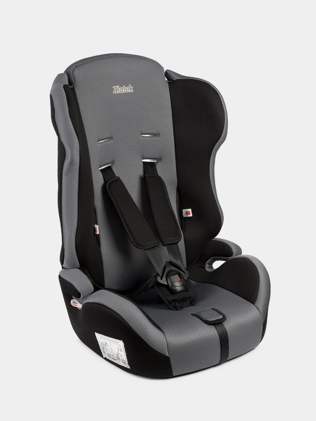 Серый детское автомобильное кресло ZLATEK ZL513, lux, 9-36 кг, 1-12 лет
