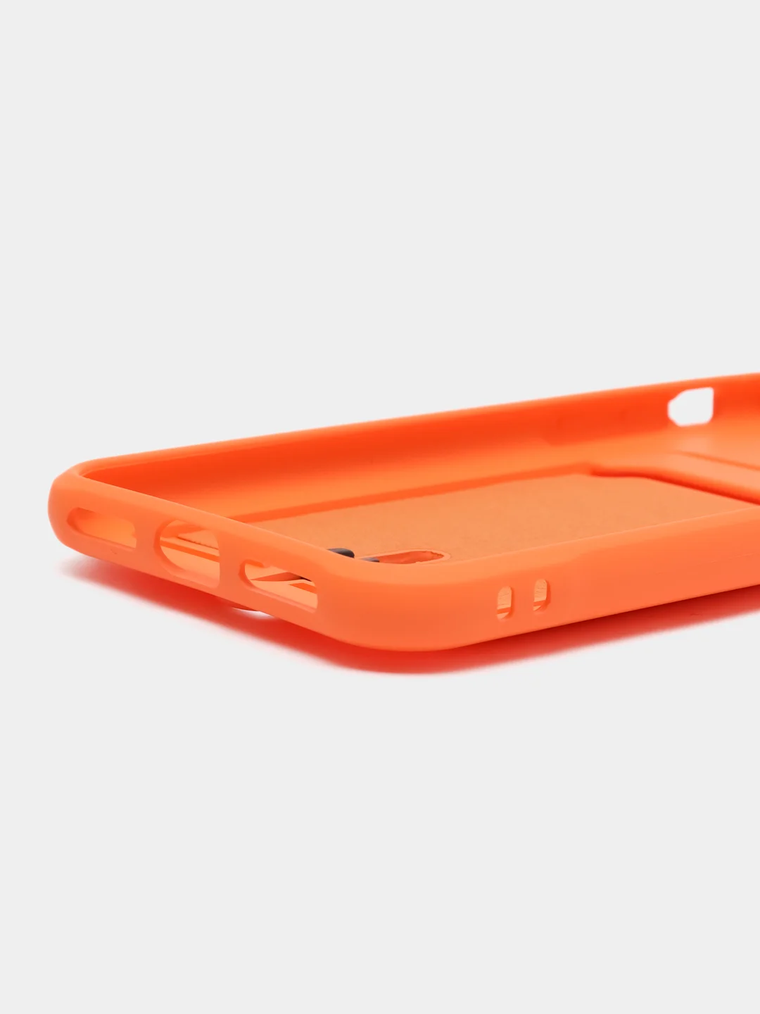 Манго силиконовый чехол для iPhone X, XS (Айфон Х, ХС) с карманом для карт, чехол на айфон