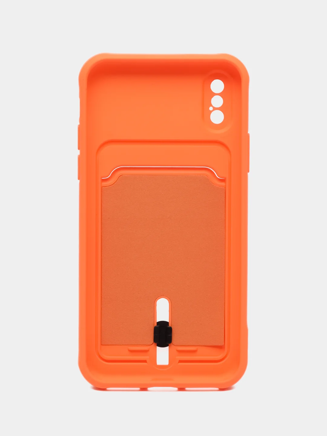 Манго силиконовый чехол для iPhone X, XS (Айфон Х, ХС) с карманом для карт, чехол на айфон