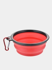 Миска складная с карабином, для собак и кошек, 6 цветов