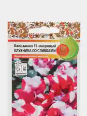 Семена цветов Бальзамин "Клубника со сливками"