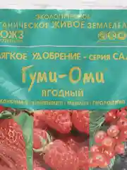 Удобрение Гуми-Оми для ягод, ягодный для земляники, клубники, малины, смородины, 0,7 кг