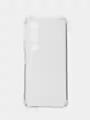 Прозрачный силиконовый чехол для Tecno Pova 4 Pro (Техно Пова 4 Про), с карманом для карт, прозрачный